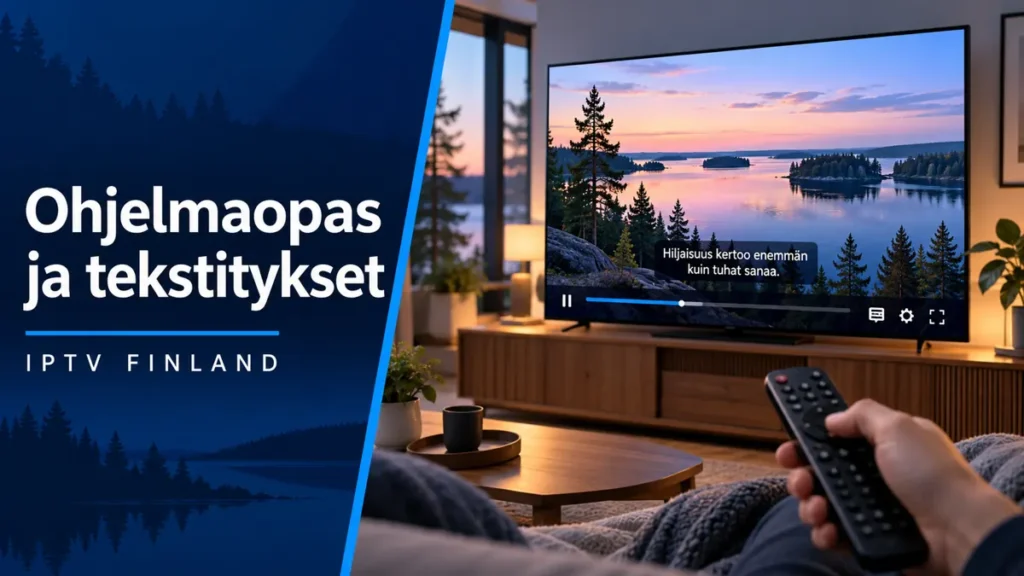 Ohjelmaopas ja tekstitykset: mitä kannattaa tarkistaa? – kuvitettu artikkeli